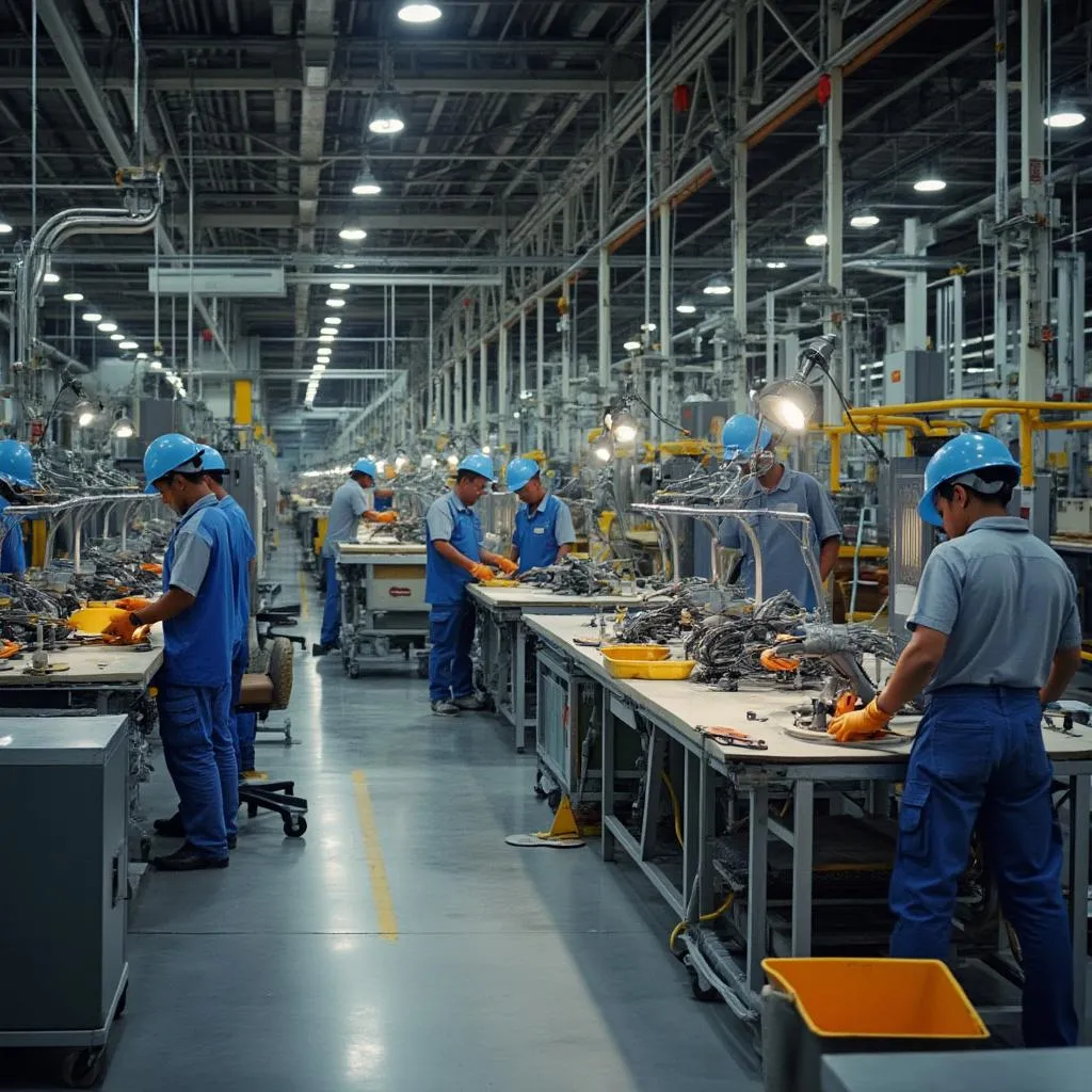 Planta de manufactura modernizada